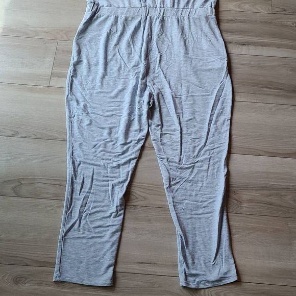 BLUE Orchid NEW Women's One Piece Sleeveless Romper with Pockets sz 1x Heather… - Picture 9 of 9